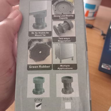 BASES AJUSTABLES ANTIVIBRATORIA, ENTREGA DE FACTURA. VARIEDAD DE BASES PARA ELECTRODOMÉSTICOS, ETC - 6/7
