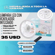 🔆 LÁMPARA DE TECHO + VENTILADOR INTEGRADO 🔴 TRAE MANDO A DISTANCIA 💲35 USD - Img 54259807