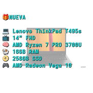 LAPTOP 🎁NUEVA📦CAJA, Lenovo ThinkPad T495s (20QKS23B00), 14" FHD, AMD Ryzen 7 PRO 3700U, 16GB RAM, Vega 10, 256GB, 8H - Img 58444706