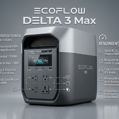 ECOFLOW DELTA 3, Classic, Max, Plus, Ultra, Pro, River - 2/9