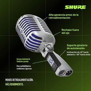 Micrófono 🎙️ SHURE 55SH SERIES II - 2/4