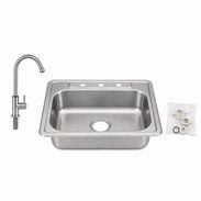 ✨🚰 FREGADERO DE ACERO INOXIDABLE + LLAVE CUELLO DE GANSO TIRO RÁPIDO🚰✨ - Img 56068237