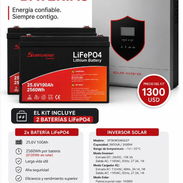 Kit Inversor híbrido 3kw y 2 baterías 25v/100A - Img 55938418