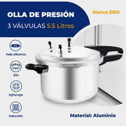 Olla de Presión de 3 válvulas 5.5 L - mínimo 20 unidades (f) - Img 57970887