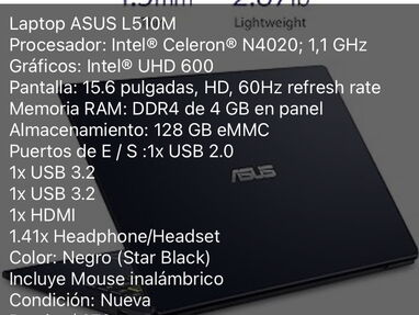 Laptops nuevas y con accesorios - Img 65034317