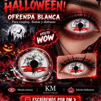 👁️🩸  🕸️ **¡10 modelos de lentillas de fantasía!** Dale un toque aterrador a tu mirada Precio 15 USD - 3/10