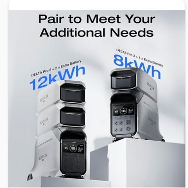 EcoFlow Batería Adicional Para DELTA Pro 3 - Energía Extendida para el Hogar - 2/2