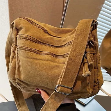 Disponible: Bolso Tote Vintage Multifuncional Múltiples Bolsillos | videojuegoshabana.com - Img 125309508
