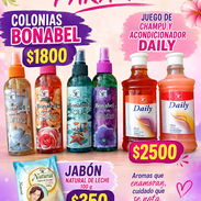 Colonias BONABEL, (4 fragancias), champú y acondicionador y jabón Natural de leche - Img 56908743