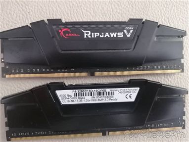 RAM DDR4 G.Skill Ripjaws V 2x8GB = 16GB a 3200mhz  Disipadas.. - Img main-image-45756532