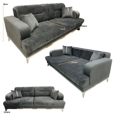 JUEGOS DE MUEBLES RECLINABLES, SOFAS EMPACADOS AL VACIO"' - Img 125181118