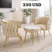 Juego de Sala o Recibidor/ Beige y Gris 350 USD - Img 55165731