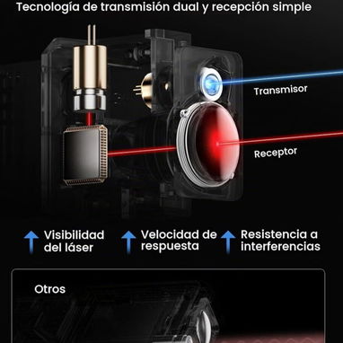Medidor laser DTAPE profesional [100 metros] - 6/8