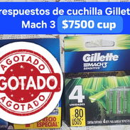 4 Repuestos de cuchilla Gillette Mach3 en venta - Img 55320460