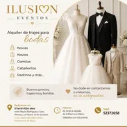 Alquiler de trajes para bodas / NOVIAS / NOVIOS / DAMITAS / CABALLERITOS / PADRINOS / GRADUACIONES - Img 55616353