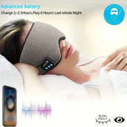 Máscara para dormir Inalámbrica con Auriculares Integrados, relajacion y Descanso total - Img 45098451