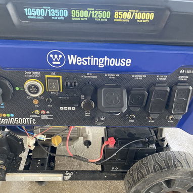 Planta eléctrica westinghouse 13kw(13000w)funciona con gas natural ,gasolina o propano - 3/7