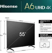 Smart TV UHD 4K de 55 pulgadas marca Hisense - Img 49207178