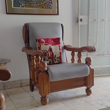 Vendo juego de muebles (Panchos) y Refri LG - Img 127055872
