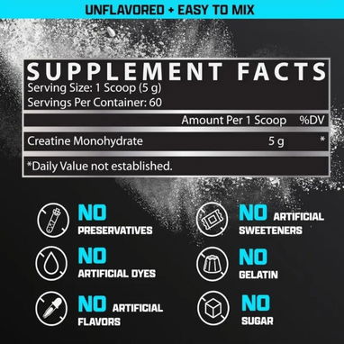 Creatina monohidratada|Nutrex| de 60 servicios - Img 124944566