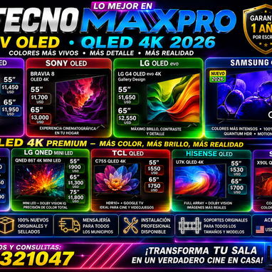 Lo mejor en TV 4K Sony Samsung LG Hisense Insignia y Mucho más Nuevos Sellados en Caja con Garantía WhatsApp 53321047 - 3/4