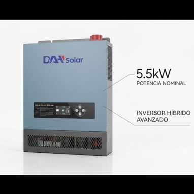 Inversor 5.5kw + batería 5 kwh 110/220 - Img 124781484