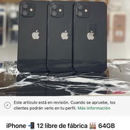 iPhone 12 libre de fábrica 64GB. Bat 100% - Img 55011186