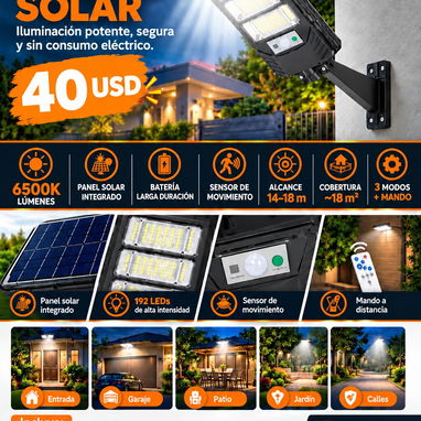 Lámparas LED Solares Luces Led - 3/8