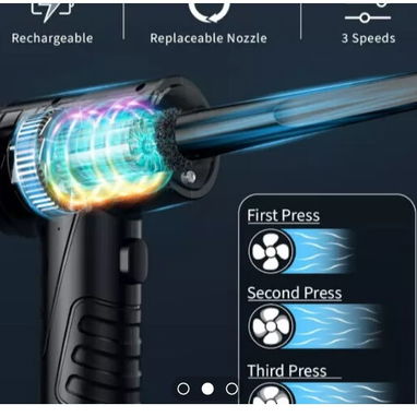 Aspiradora inalámbrica de mano, ideal para limpieza de interiores de autos, teclados, puestos de trabajo - Img 114352872