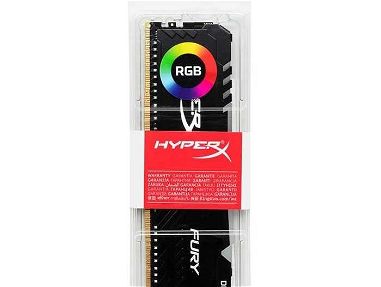 0km✅ RAM DDR4 Kingston HyperX Fury RGB 8GB 3466mhz 📦 Disipada, 1x8GB, CL16 ☎️56092006 - Img 65686495