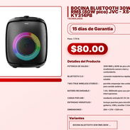 BOCINA BLUETOOTH 30W RMS (80W pico) JVC - XS-KY314PB . - Img 57555767