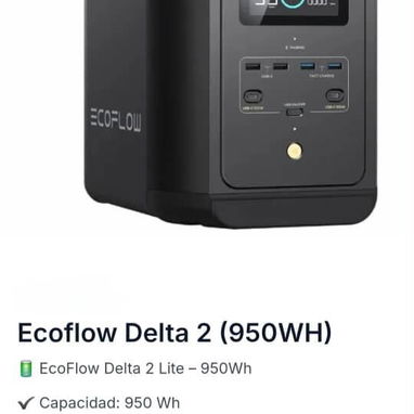 Ecoflow Delta 2 y 3 - 3/8