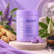 Cápsulas de suplemento MENOPAUSE NNENO Vaginal Moisture Support – Hidratación y Bienestar Íntimo Durante la Menopausia - Img 57407015