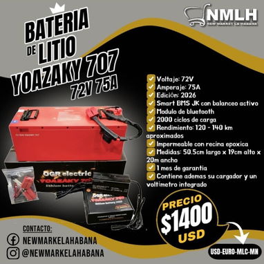 Batería Yoazaky707 Edición 2026 35A & 75A - Img 120979739