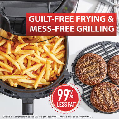 FREIDORA DE AIRE T-FAL EASY FRY XXL 5.8 L CON GRILL DIGITAL 8 PROGRAMAS 99% MENOS GRASA 🔥🍟🍗. ENVÍO DISPONIBLE - Img 109870938