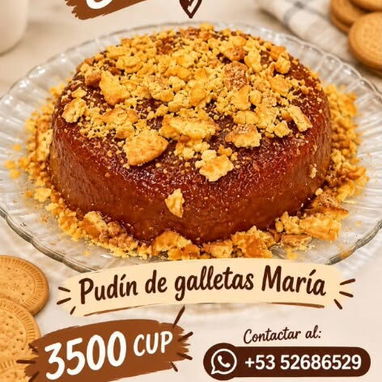 Pudin de Galletas María - 2/2