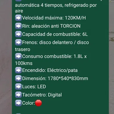 Moto de gasolina - Img 123700461