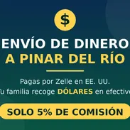 ENVÍO DE DINERO A PINAR DEL RÍO — POR ZELLE, SOLO 5% - Img 58278117