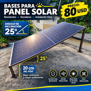 Bases para Paneles Solares - Img 58161068