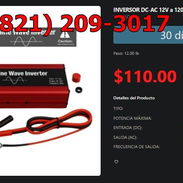 CONVERTIDOR 2200W 12V A 120V ALTA EFICIENCIA 2025 PRO KIT PRO, INVERSOR PROFESIONAL 2200W 12V A 120V 60HZ NUEVO VPT-0127 - Img 54456322