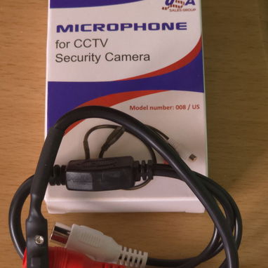 Micrófono de Alta Sensibilidad para Cámaras CCTV (008/US) - Grabación de Audio para Seguridad - Img 104434479