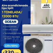 ❄️ AIRE ACONDICIONADO TIPO SPLIT OCEAN 1T - Img 57806347