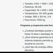 Horno eléctrico de panadería - Img 57303428