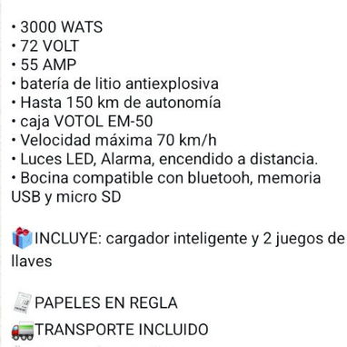 Moto Eléctrica Halcón - Img 125446232