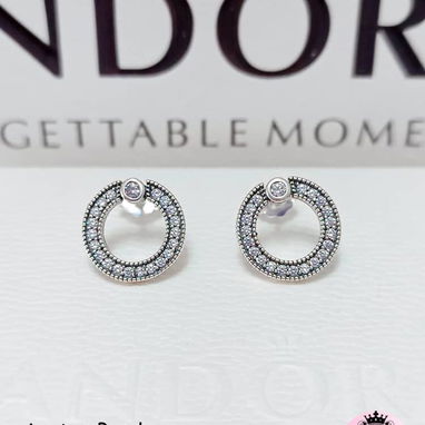 Aretes Pandora. Precios en cada foto. Garantía incluida en su compra. Mensajería disponible. LM joyería - 7/10