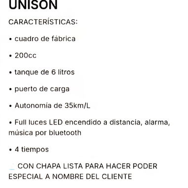 Unison 200cc - Img 122974105