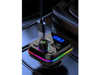 ✳️ Reproductora MP3 Bluetooth/ Transmisor FM USB Carga Rápida Carro 🛍️ Reproductora Música Carros Gama Alta - Img main-image