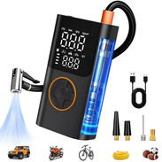 Conjunto de Bomba de Aire Portátil con Banco de Energía, Kit de Inflador de Neumáticos de 150 PSI para Automóvil, SUV, M - Img 56601719