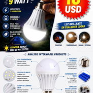 BOMBILLO LED RECARGABLE 9W - Img 57967731