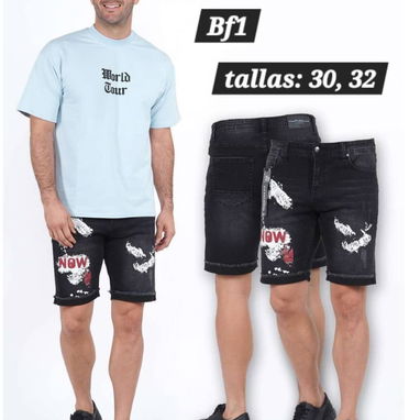 Shorts de mezclilla de hombre - 10/10